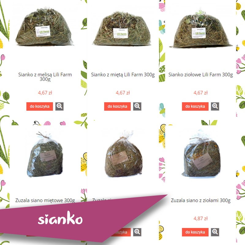 siano dla królika